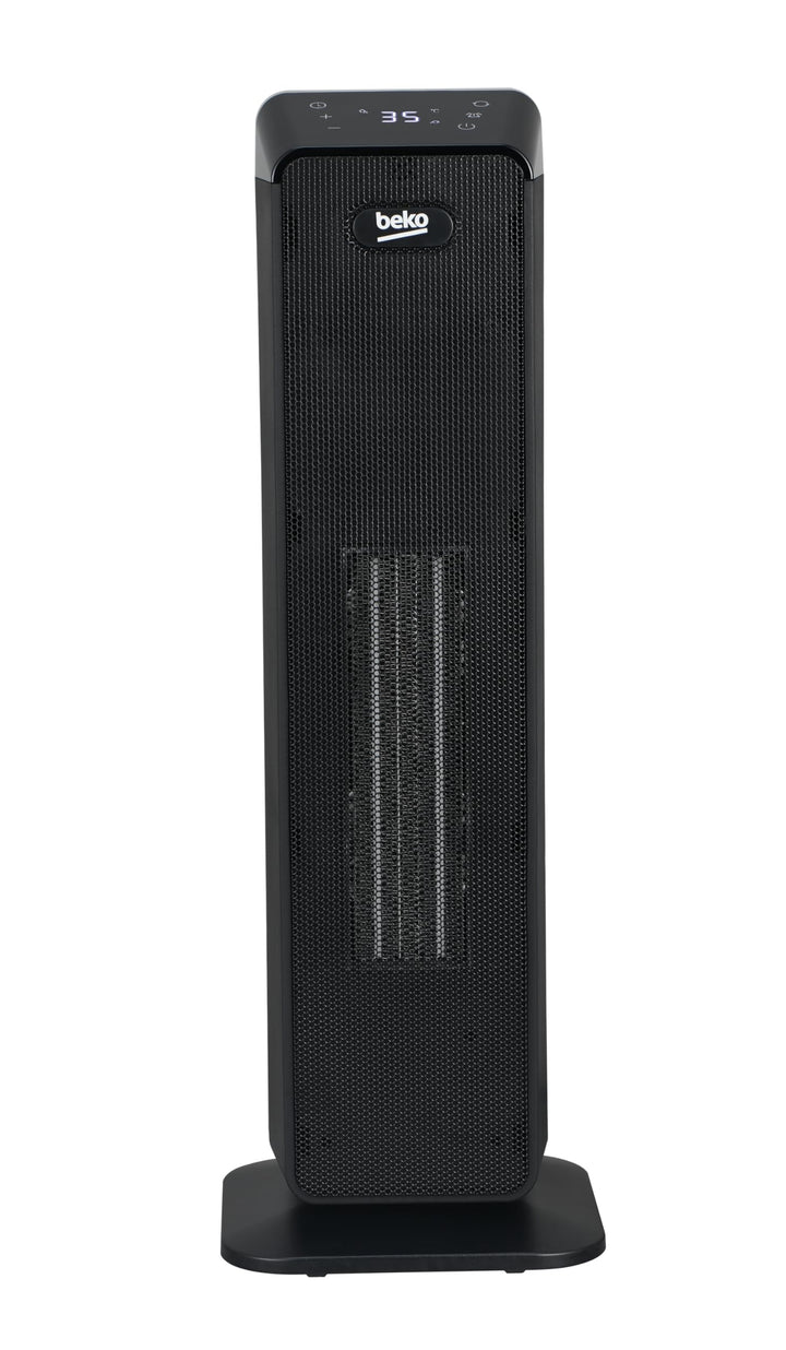 BEKO Turmheizlüfter mit Fernbedienung RHP7120B | Leistung 2000 W, Keramik-Technologie, 4 Modi, mit F