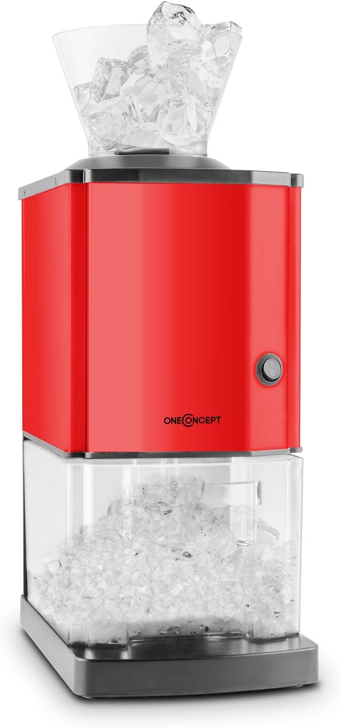 oneConcept Icebreaker - Ice Crusher, Eiscrusher, Eiszerkleinerer, 15 kg/h, 3,5 Liter (etwa 1,75 kg)