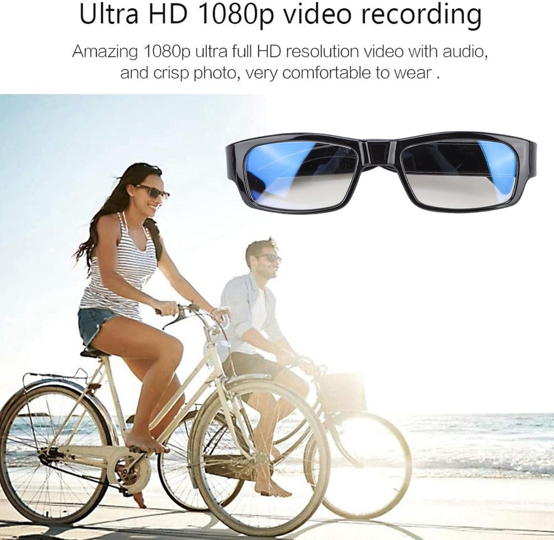 Kamera Brille, 1080P HD Video mit elektronischer Bildstabilisierung, für Radfahren und Outdoor Aktiv