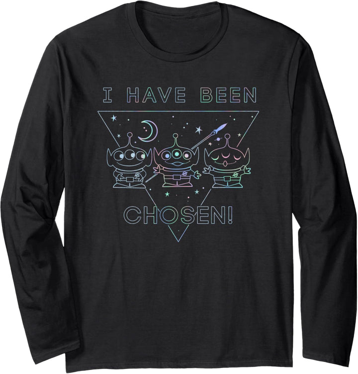 Disney Pixar Toy Story Rainbow Aliens I Have Been Chosen Langarmshirt