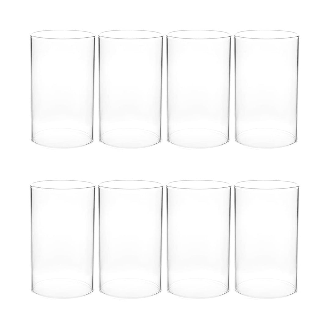 BESPORTBLE 8 Stücke Windlicht Glaszylinder Teelichtgläser Windlichtgläser Ersatz Zylinder Ohne Boden