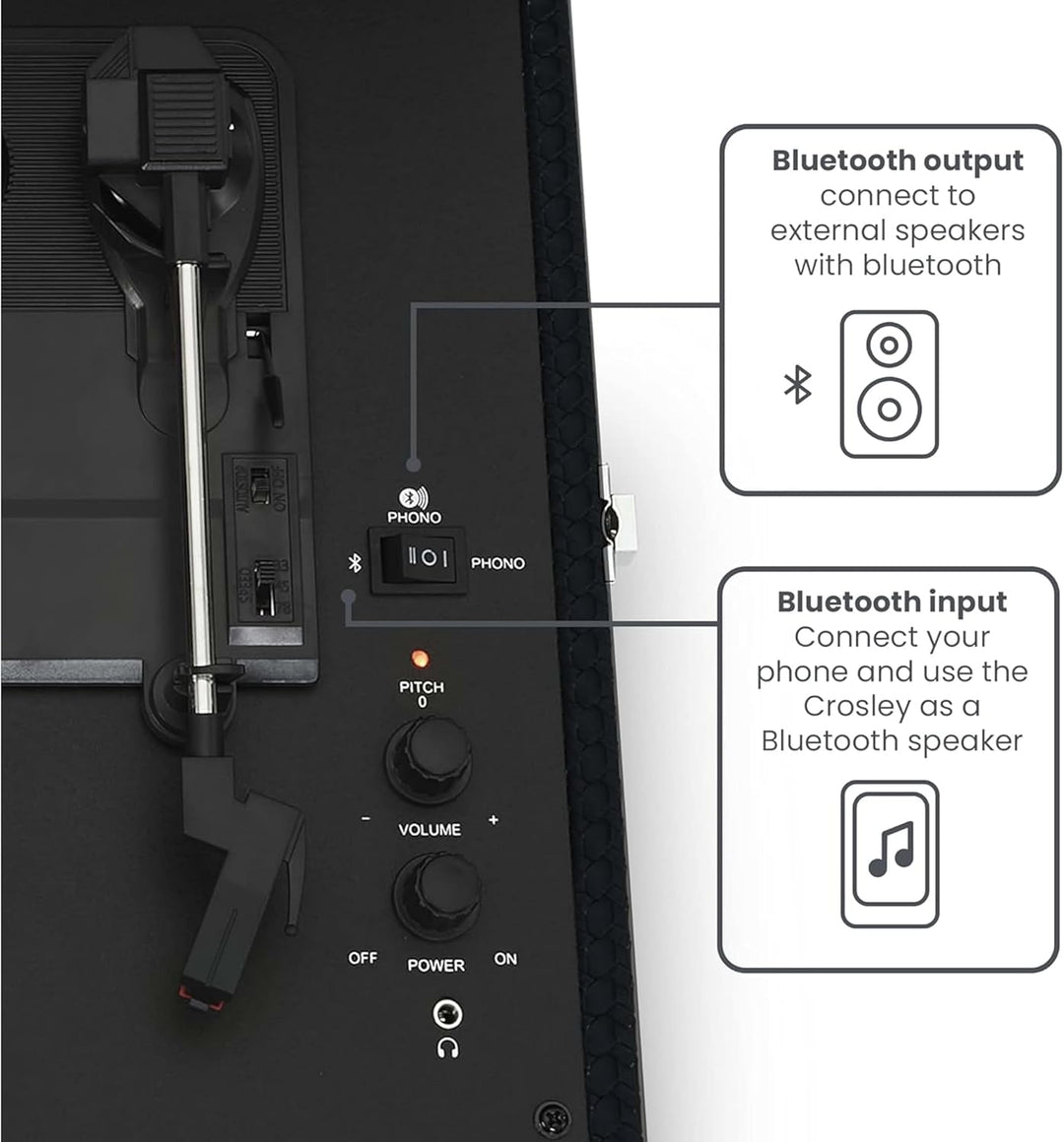 Crosley Voyager - Schwarz, One Size