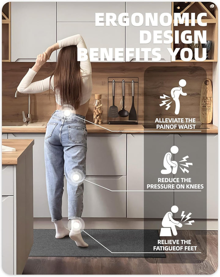 Color G 2 Stück Küchenläufer, Küchenteppich Waschbar rutschfest, Teppich Läufer Küche, Teppich Küche