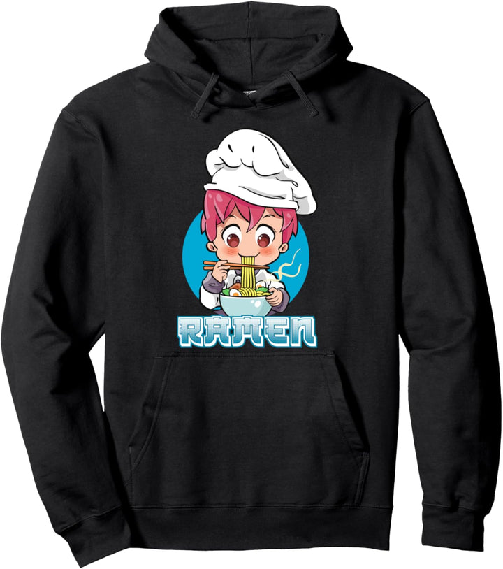 Ramen – Japanisch Katakana Kawaii Anime Ramen Pullover Hoodie