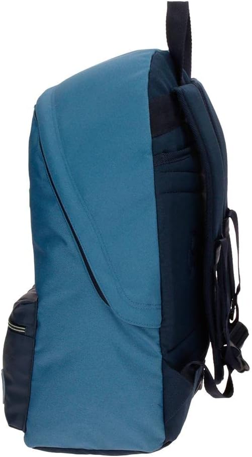 Pepe Jeans Duncan Schulrucksack, Blau, 31 x 44 x 17,5 cm, Polyester, 21,12 l Rucksack 44, Rucksack 4