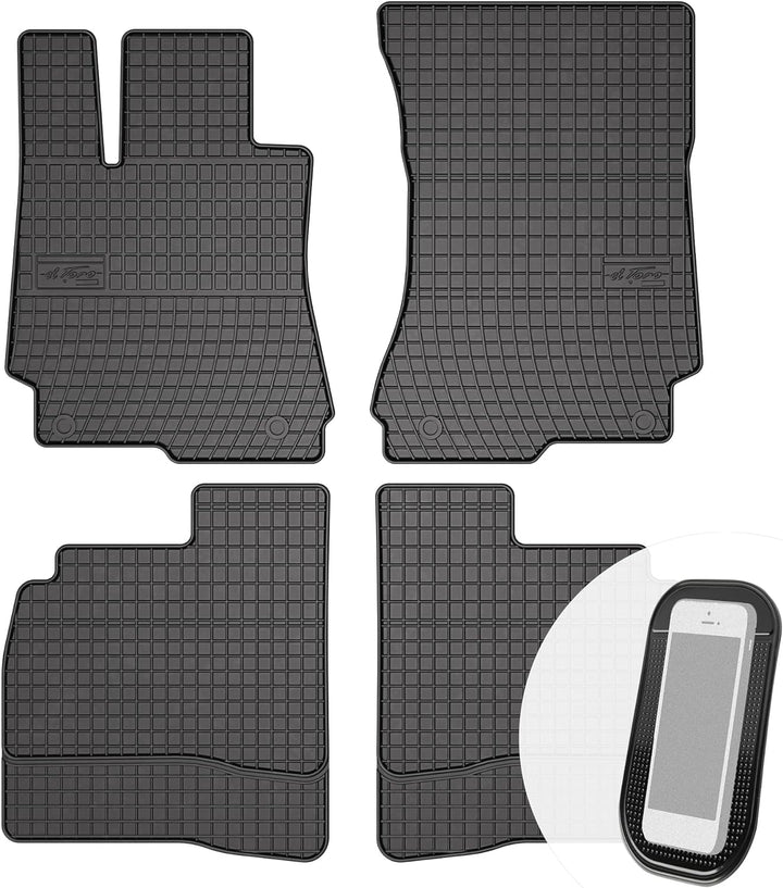 Gummimatten Auto Fussmatten Gummi Automatten Passgenau 4-teilig Set - passend für Mercedes-Benz S-Kl