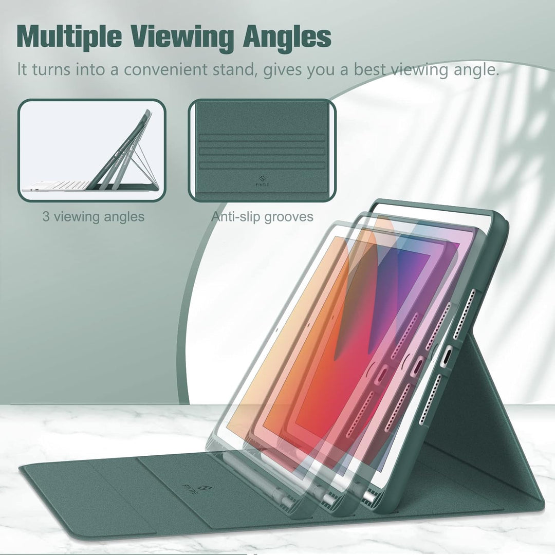Fintie Tastatur Hülle für iPad (9. / 8. und 7. Generation - 2021/2020/2019), iPad 10.2 Hülle mit Tas