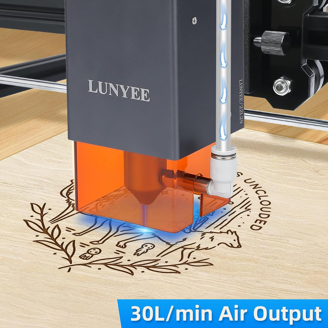 Air Assist, Laser Air Assist Pumpe für Laserschneider und -gravierer, einstellbarer Luftstrom von 10