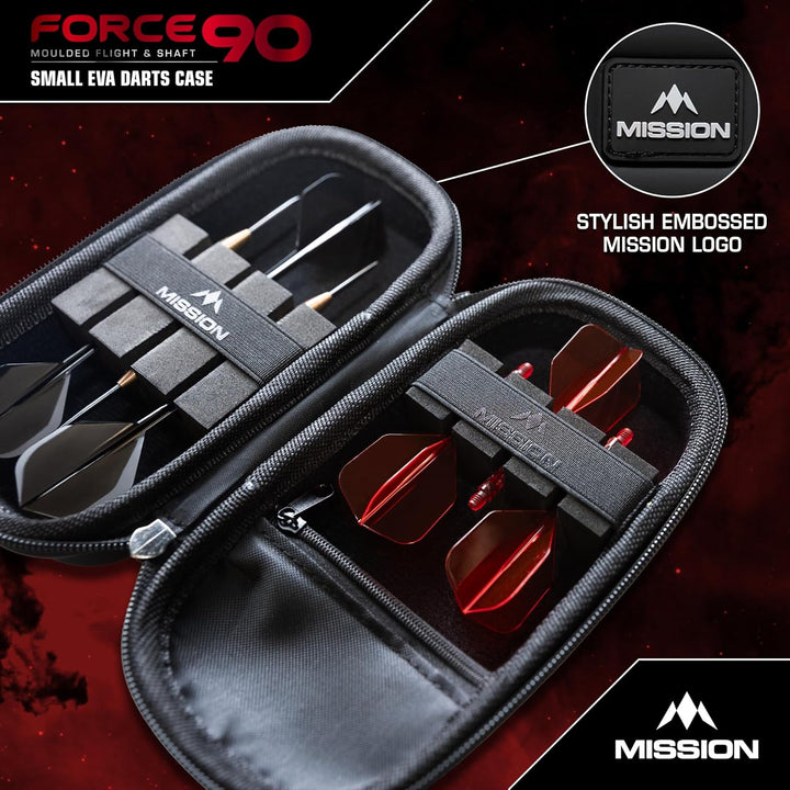 Mission Darts Force 90 Darttasche | EVA-geformte Brieftasche | schlank