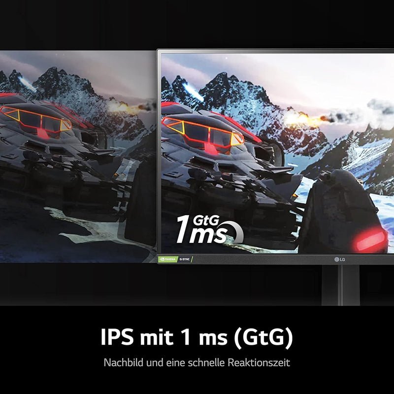 LG UltraGear Gaming Monitor 27GP850-B.AED 68,5 cm - 27 Zoll, IPS-Panel mit 1ms (GtG), 180 Hz, QHD, 2