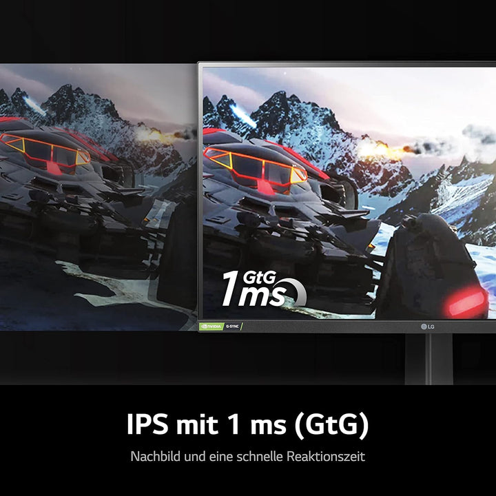 LG UltraGear Gaming Monitor 27GP850-B.AED 68,5 cm - 27 Zoll, IPS-Panel mit 1ms (GtG), 180 Hz, QHD, 2