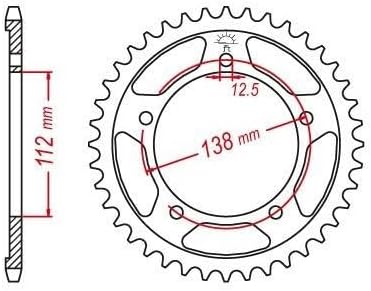 Honda Cbf 600 N/S Special Xring Jahr 08- Kit 16 42
