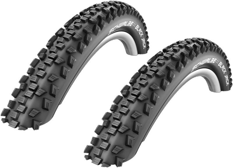 2x Schwalbe Black Jack Fahrrad Reifen ETRTO 57-559 (26 x 2.25 Zoll)