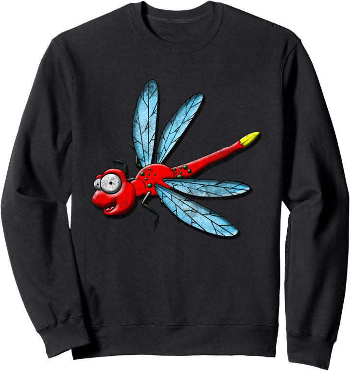 Libellen-Vintage-Design Insekten-Libelle Flügel Natur Sweatshirt