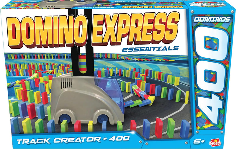 Domino Express Track Creator + 400 Pack, Dominospiel ab 6 Jahren, Kinderspiel mit Dominosteine, Trac