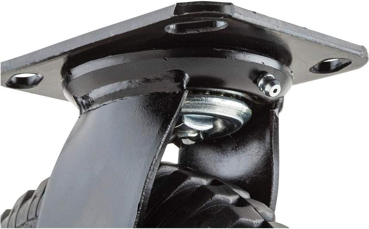 steelex d2578 fixiert Heavy Duty Industrie Rad, 6–1/4-Zoll, schwarz, D2581 Drehgelenk 8 Inches, Dreh
