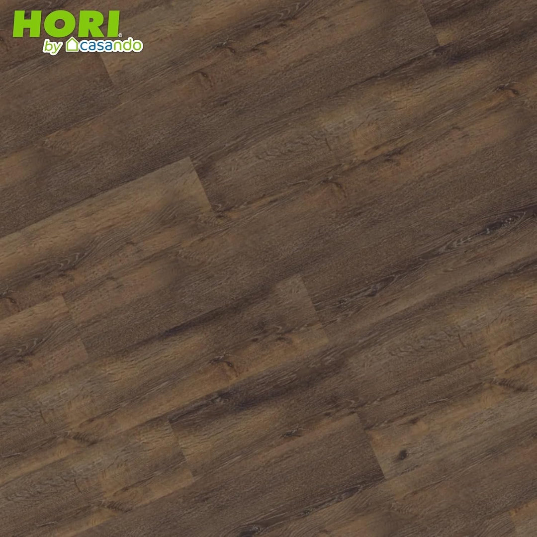 HORI Klick Hartvinylboden Rigid SPC Landhausdiele XL Holzoptik - Klick-Vinyl mit Trittschalldämmung