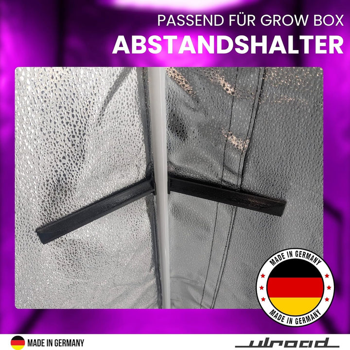 4X Ersatzteil für Grow Box Fixture Poles Space Booster Zelt Schrank Stangen Befestigung Zubehör Grow