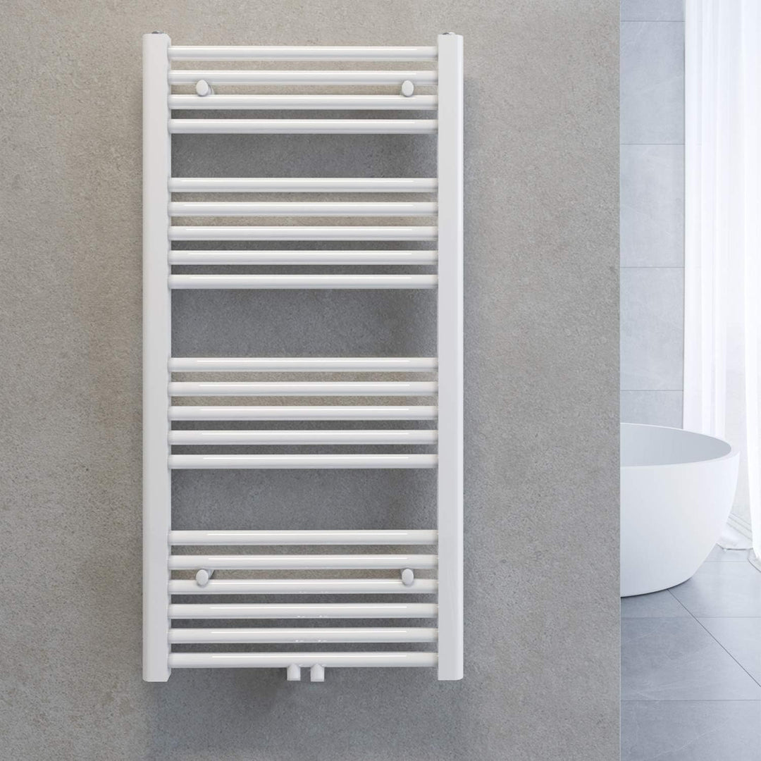 SONNI Handtuchheizkörper Handtuchtrockner Bad Heizkörper Mittelanschluss Handtuchwärmer Badheizkörpe