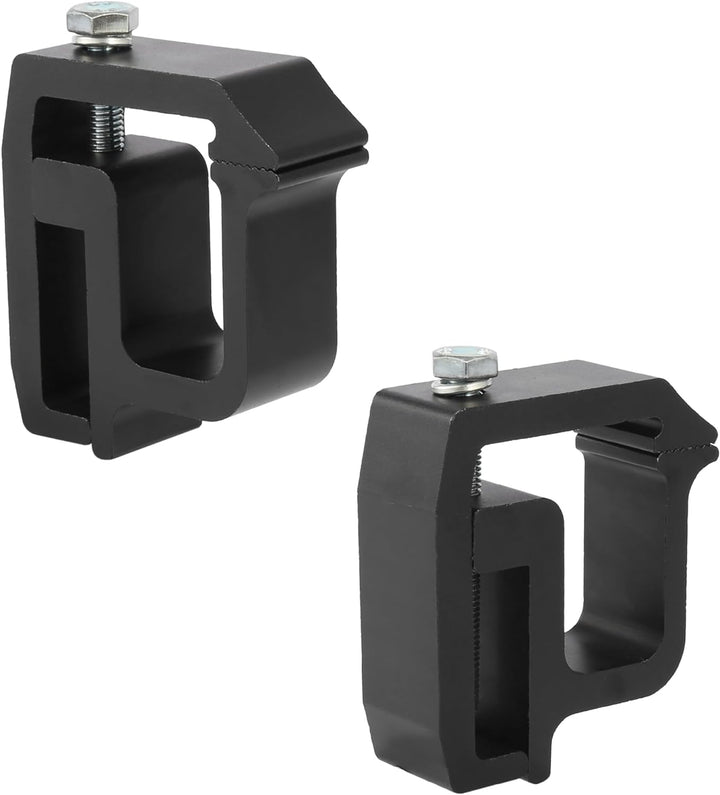 X AUTOHAUX 4Stk. Universal Einbauklemmen Halter Satz für LKW-Kappenschalen schwarz