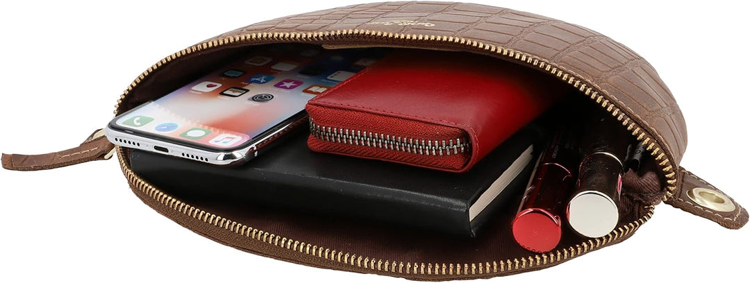 Gusti Gürteltasche Leder - Annabelle Damen und Herren Gürteltasche Bauchtasche Handtasche Ledertasch