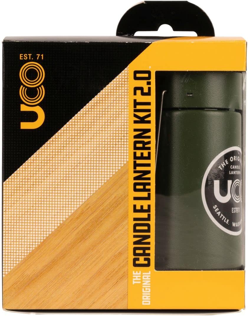 UCO Original Kerzenlaterne Kit Pulverbeschichtung Rot Einzelbett, Rot Einzelbett