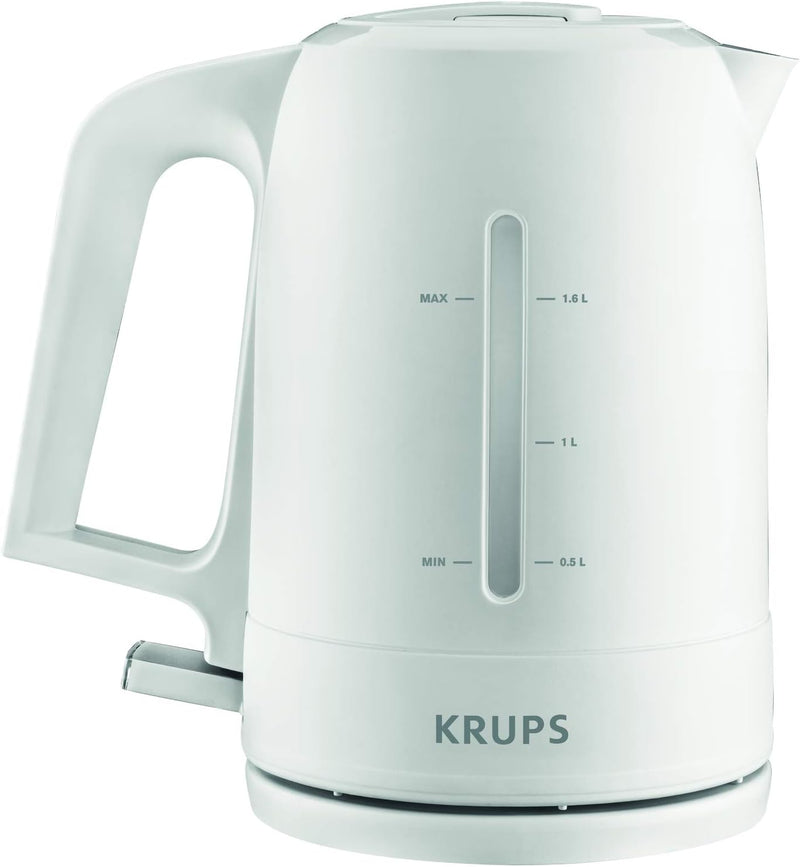 Krups BW2441 Wasserkocher Pro Aroma | 1,6 L Fassungsvermögen | 2.400 W | Beleuchteter Ein-/ Ausschal