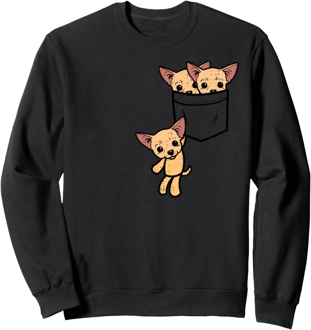 Pocket Chihuahuas Chiwawa Animal Pet Dog Lover Owner Gift Sweatshirt