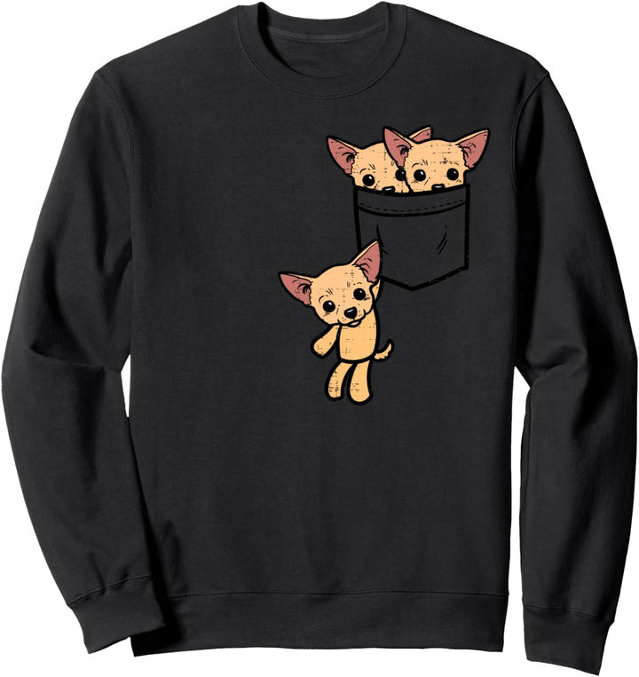 Pocket Chihuahuas Chiwawa Animal Pet Dog Lover Owner Gift Sweatshirt
