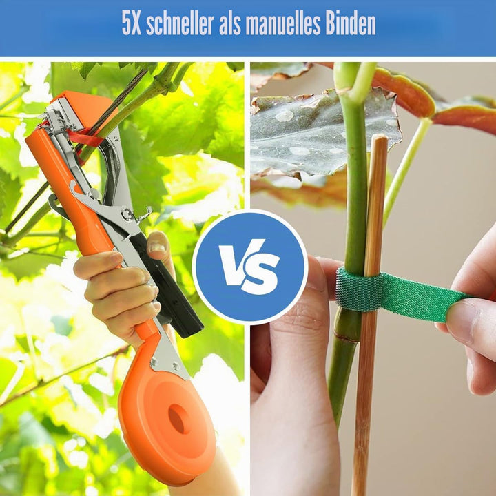 Pflanzenbindemaschine für schnelles und einfaches Binden von Tomaten, Paprika und Gurken - ideal für