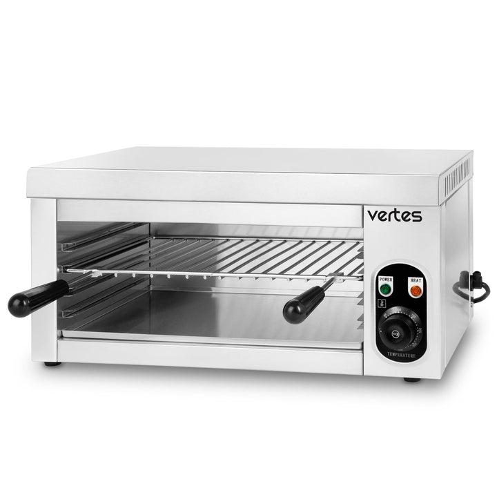 VERTES Salamander Grill, Höhe 280 mm, regelbar 50-300°C, 2000 Watt Gastronomie Ofen zum Überbacken,