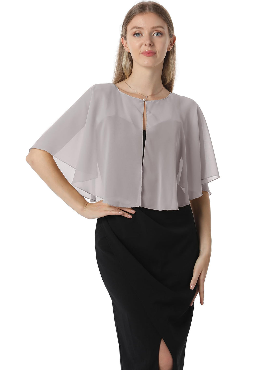 Chiffon-Capelet, weiche Umhänge, Schals und Wickeltücher für Abendkleid, Hochzeit, Umhang der 1920er