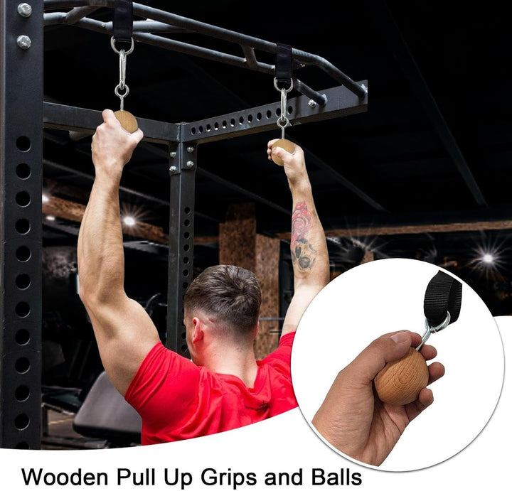 Klimmzug Griffe Holz Klimmzugstange Pull Up Balls Zur Steigerung Der Griffkraft Trainingskugeln Klet