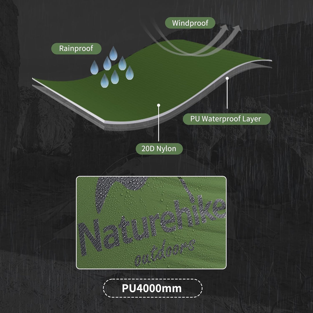 Naturehike Mongar 2 Mann Zelt Campingzelt Ultraleicht Zelt 2 Personen Camping Zelt Rucksackzelte 4 J