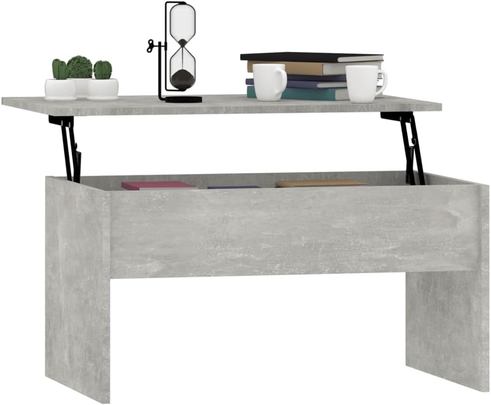 vidaXL Couchtisch Betongrau 80x50,5x41,5 cm Holzwerkstoff