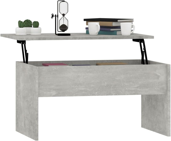 vidaXL Couchtisch Betongrau 80x50,5x41,5 cm Holzwerkstoff