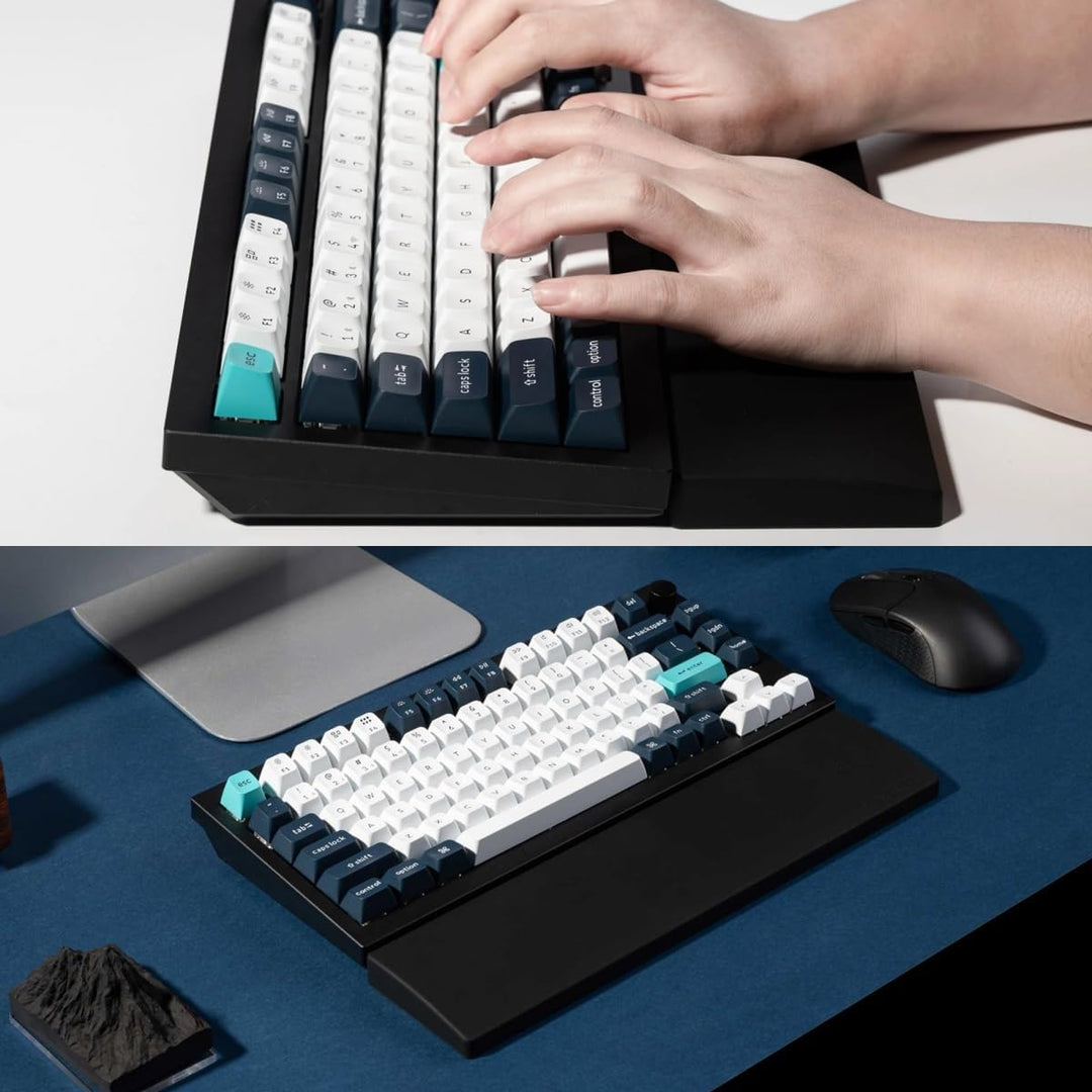 Keychron Silikon-Handballenauflage mit Hexagon-Struktur | Rutschfeste Oberfläche &amp; Ergonomisch | Ent