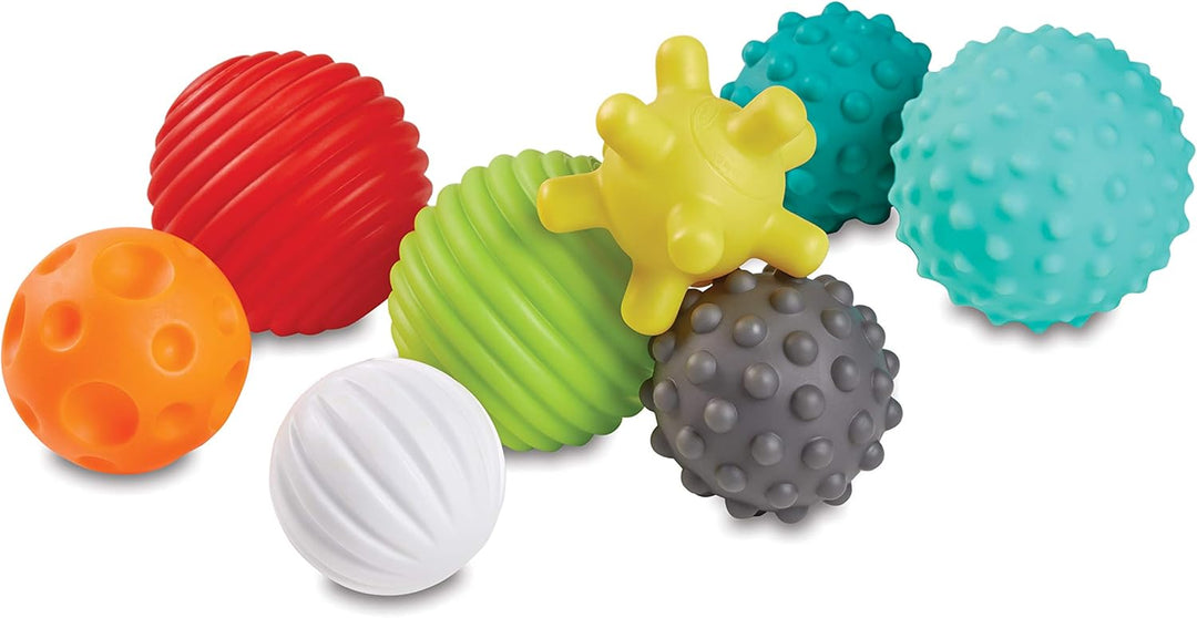 Infantino Sensory Balls Blocks & Buddies - 20-tlg. Set zum sensorischen Entdecken, der Entwicklung d