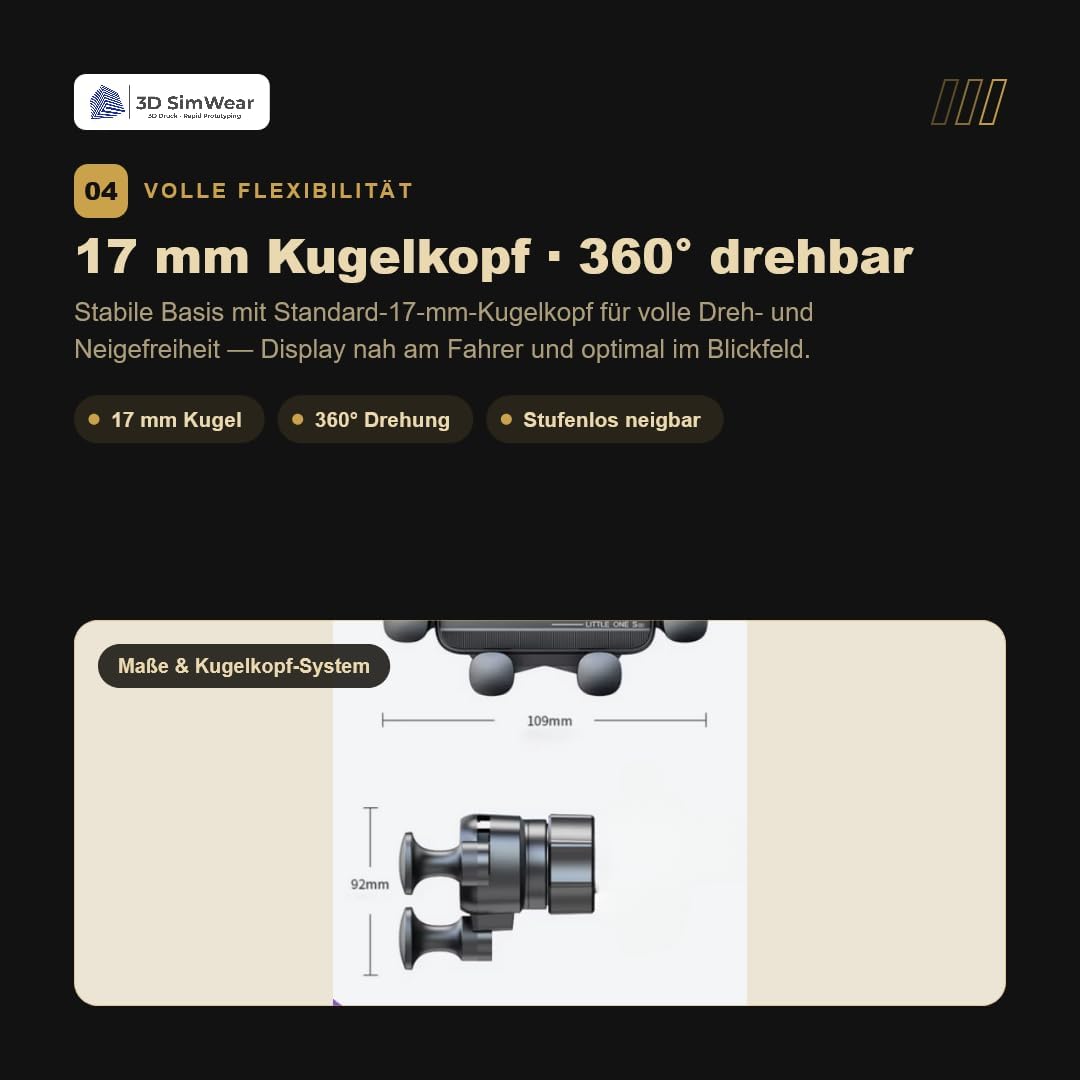 Generisch Logic-Mount Sprinter-Edition: Profi-Smartphonehalter für Mercedes Sprinter 906/907 Bj. 202