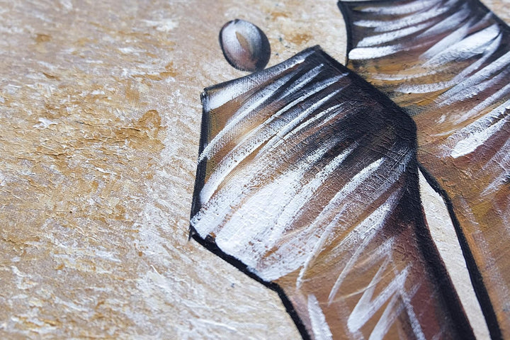 Monica Mirafiori I 100% HANDGEMALT I Gemälde Figuren I 100x50cm | Gemälde Handgemalt | Acrylgemälde
