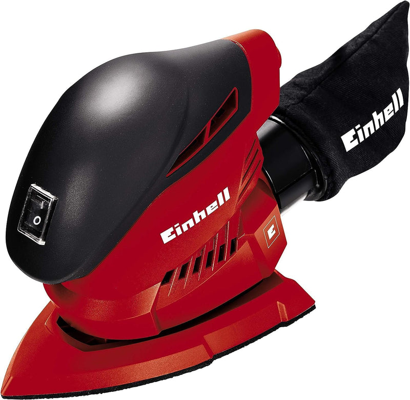 Einhell Multischleifer TH-OS 1016 (100 W, Schleiffläche 104 cm², Staubfangsack und Absaugadapter, Kl