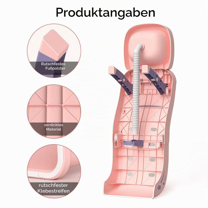 Kinder-Haarwaschstuhl, verstellbar, kind-Shampoo-Stuhl, Badende Mädchen, rosa Salonstuhl für Kleinki