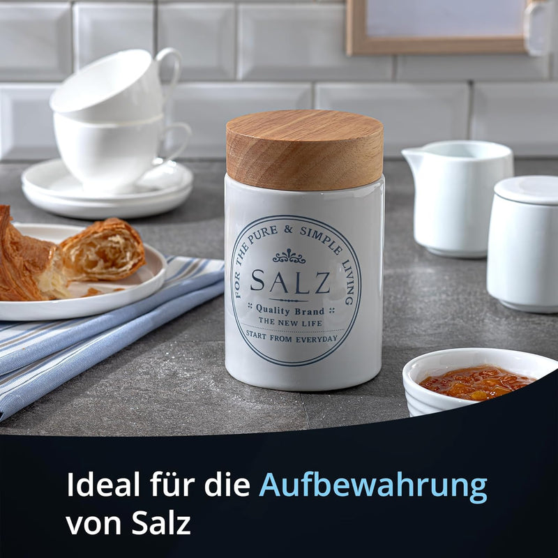 mehl zucker salz aufbewahrung set vorratsdosen khg behälter Kapazität je 1 Liter Küchen Aufbewahrung