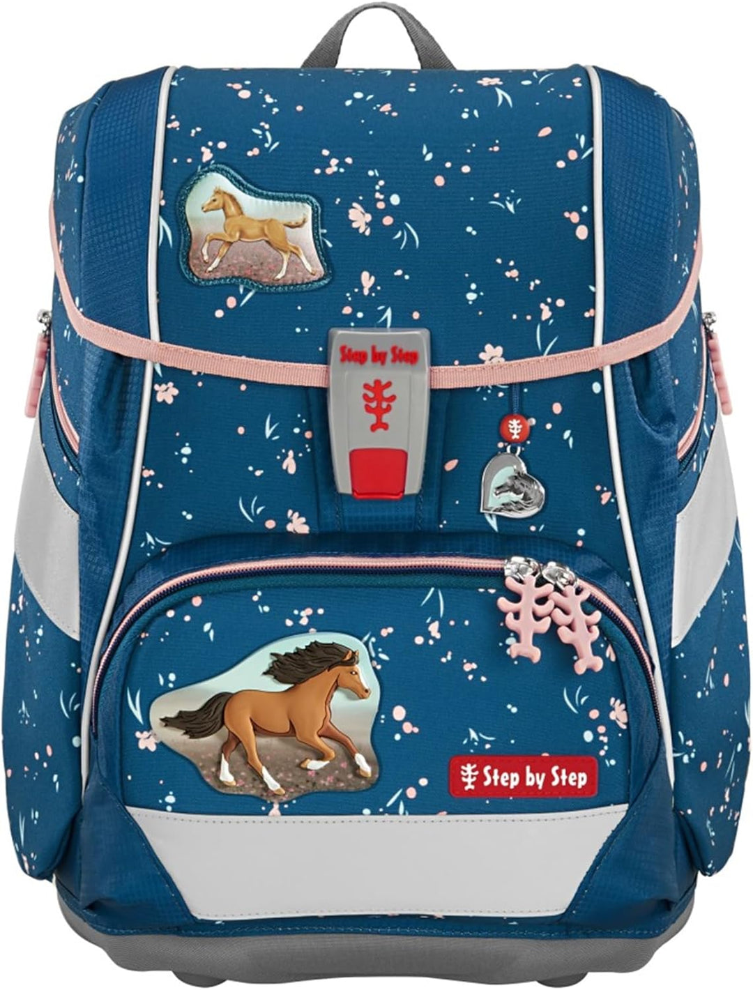 Step by Step Schulranzen-Set 2IN1 Plus „Wild Horse Ronja“ 6-teilig, ergonomischer Tornister, höhenve