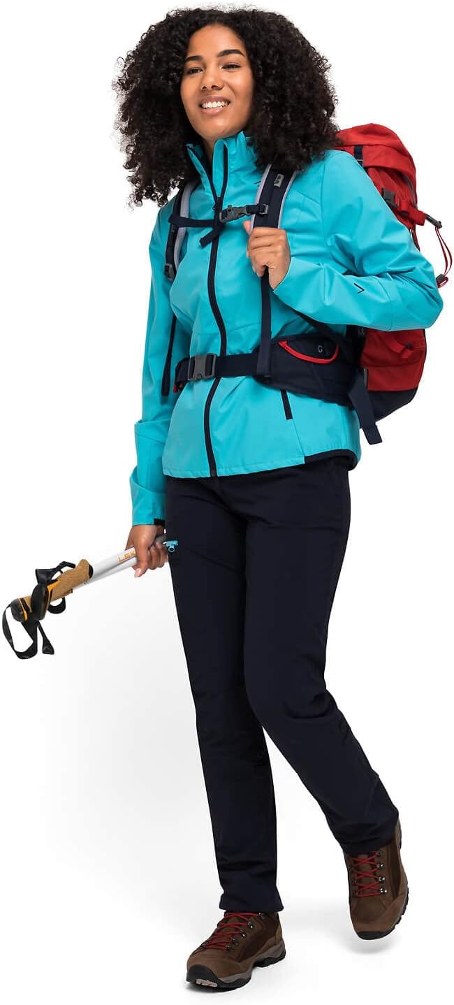 Maier Sports Damen Brims Jacke Softshelljacke Outdoorjacke 38 Hellblau, 38 Hellblau