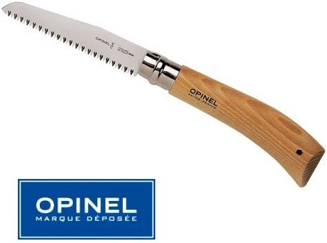 opinel-couteau Säge Opinel N ° 12 Natur – Griff 16.5 cm Holz Buchenholz – Ansatzstück rotierenden