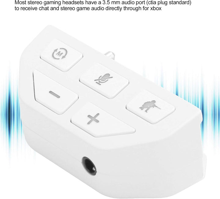 Heayzoki Controller Sound Enhancer für Xbox One, Headset-Adapter Controller-Audio-Adapter Kopfhörer-