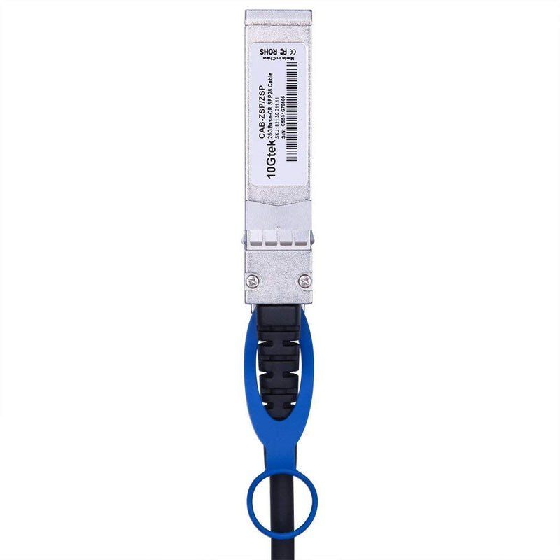 10Gtek 25G SFP28 DAC Kabel 0.5-Meter(1.65ft), 25GBASE-CR Passive Direct Attach Copper Twinax Cable f