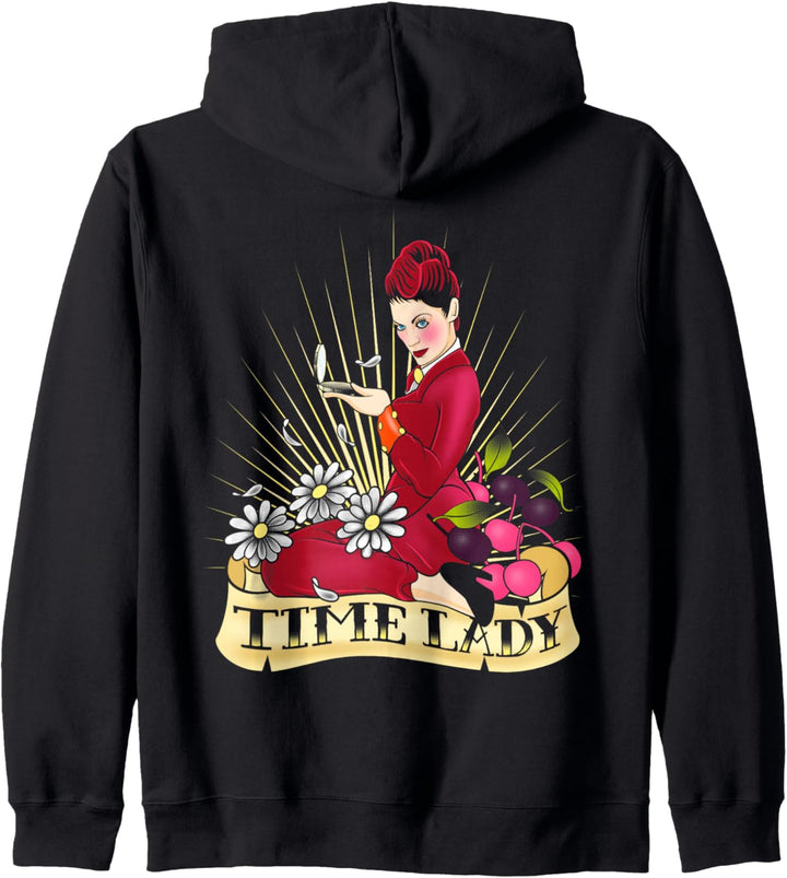 Doctor Who Rockabilly Missy Time Lady Baker Kapuzenjacke