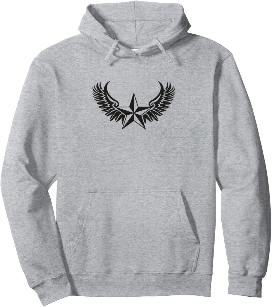Nautischer Stern Moin Kapitän Seefahrt Segeln Glücksbringer Pullover Hoodie